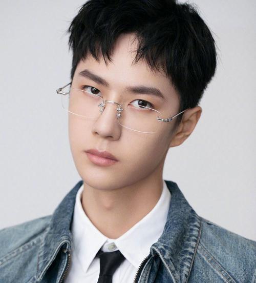 戴眼镜的男明星，时尚魅力的独特诠释